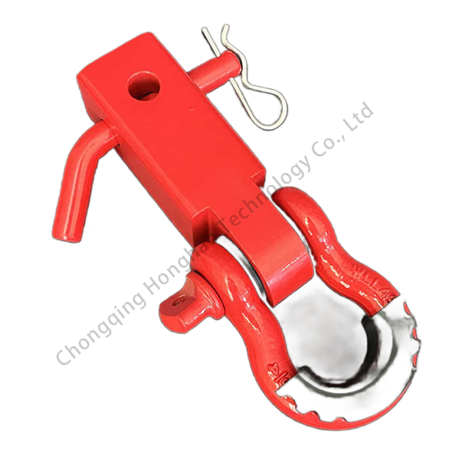 Electrolytic Treatment 3/4 Inch Off Road Shackle Hitch Receiver for Truck Jeep Toyota