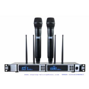 Quality LS-3000/ CHEAP TRUE DIVERSITY UHF wireless microphone system with IR selectable frequency for sale