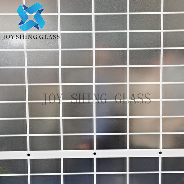Buy Ultra Clear Patterned Back Glass 2mm Silk Screen Back Panel at wholesale prices
