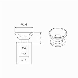 Black Strap Buttons,Rohs