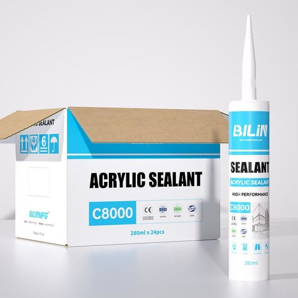 Buy Milk White Waterproof Acrylic Sealant One Component Siliconized Acrylic Caulk at wholesale prices
