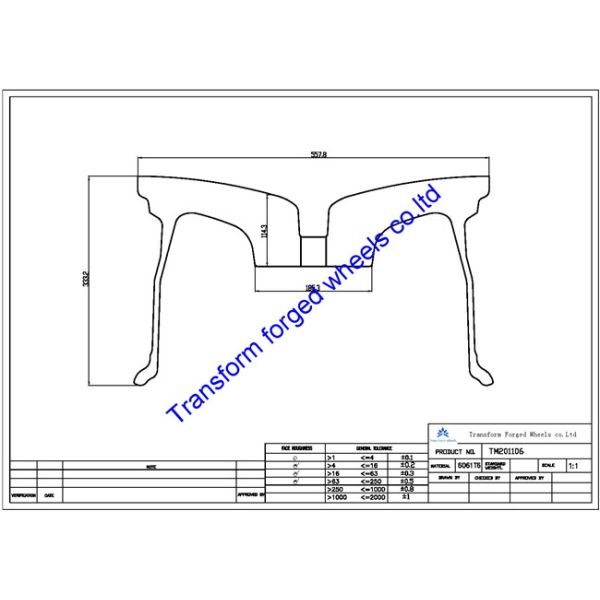 TM201106 20X11 inches forged wheels monoblock wheels blanks Dimple style barrel and rims