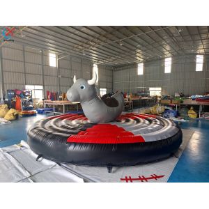 Manufacturer Inflatable Rope Pulling Interactive Challenge Rodeo Bull Riding