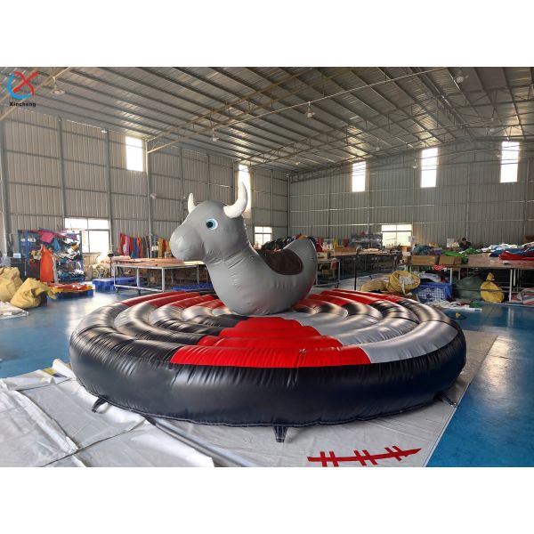 Manufacturer Inflatable Rope Pulling Interactive Challenge Rodeo Bull Riding