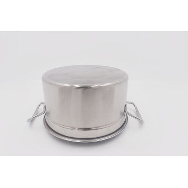 19cm Stainless Steel Cooking Pot With Thickened Bottom