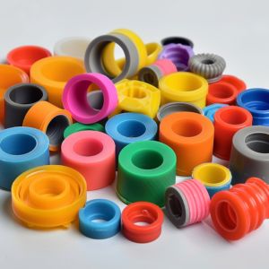 Customized Tensile Strength Black Rubber Moulding Parts with Customized Shape