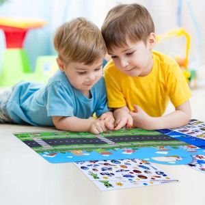 Removable Toddler Sticker Books Educational Learning Toys Children Sticker Book