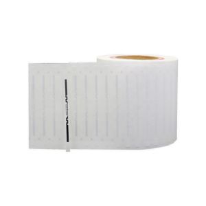 Quality 98 X 6mm Silver Roll Customizable Chip Code Security RFID Soft Label for sale