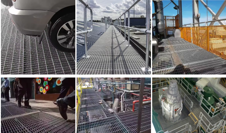 Non Slip Steel Grille Sidewalk Platform Drainage Covers Are Competitively Priced