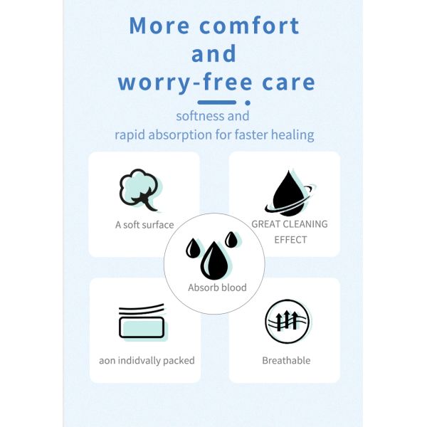 Gauze Swabs Gauze Balls Sterilization 40s 15X17 Diameter 4 cm