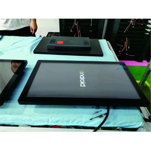 10.1" PC Infrared Capacitive Touch Digital Signage Screens With Desktop Stands