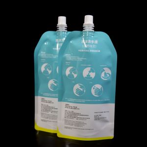 Food Safe Standable Juice Spout Pouch With Leak-Resistant Customizable Spout