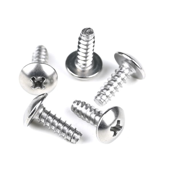 Metal Sheet Self Tapping Screw 12mm with Phillips Drive and Round Head