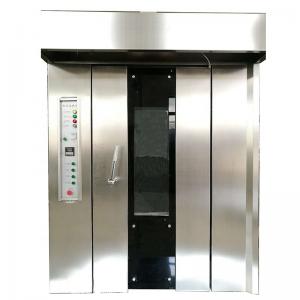 Quality Electric 38kw 400c  Hot Air Bakery Diesel Oven 32 Tray Rotary Oven Price for sale