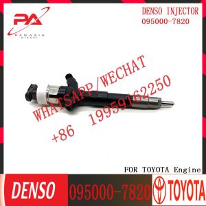 23670-30290 Genuine 9709500-782 common rail injector 095000-7820 for diesel
