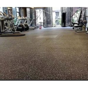 EPDM DOT Recycled Crumb Rubber Barbell / Dumbbell / Kettlebell Mats for Fitness