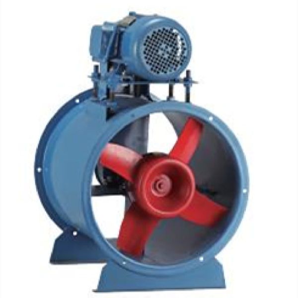 Customized Logo 10 Inch Industrial Low Noise Axial Duct Fan for Free Standing