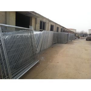 Construction Fencing System 1.8m*2.4m mesh 60mm*150mm*4.00mm Tubing 32mm*2.0mm