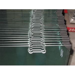 Flat Shape Building Tempered Glass Cutting Customized Logo