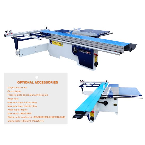 Max.Cutting Height at 45° mm 65mm MJ6132 Computer Beam Saw for Woodworking Industry