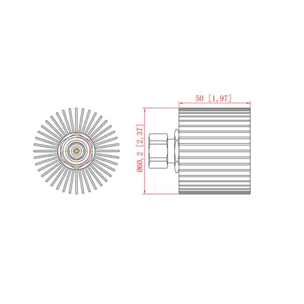 DC-6GHz 30W Dummy Load / Termination Load 4.3-10 Male