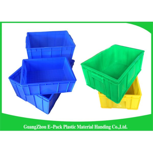 Logistics Packaging Plastic Storage Trays Recycle Stackable For Warehousing