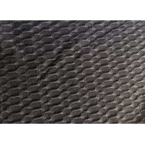 Irregular Ribbed Jacquard Polyester Spandex Fabric For Running Tights