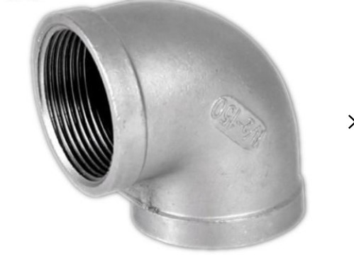 90 Degree Super Duplex Stainless Steel S32750 Elbow Butt-Welding Fittings Long Radius Bend