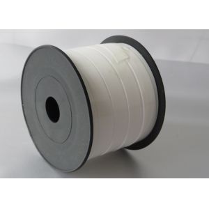 10mm X 50y White lacquer PP Laminated Curled ribbon For Supermarket , Cosmetics