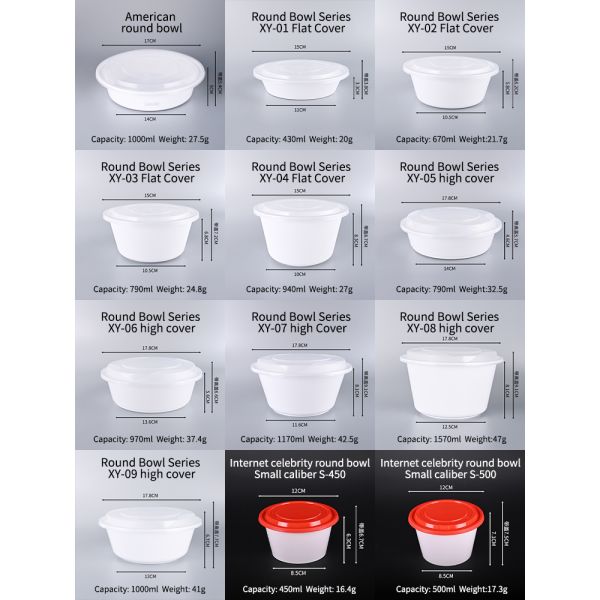 Rectangle Disposable Plastic Food Containers 0.5-1.5mm Thickness Microwave For Snack