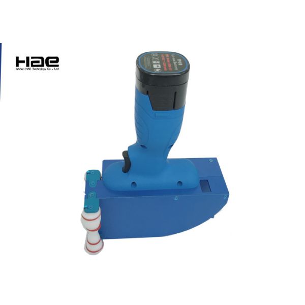 Buy Blue Touch Screen Handheld Inkjet Printer For Carton Mark Batch Coding Lot Number at wholesale prices