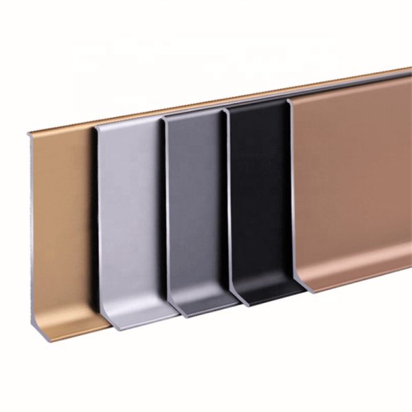 Buy Wall Aluminium Skirting Profile 2mm Metal Skirting Board at wholesale prices