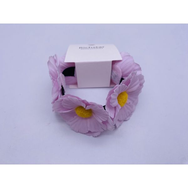 Buy Reusable Flower Hair Accessory Scrunchie Stretchable Practical at wholesale prices