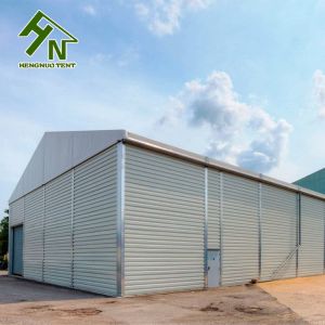 18x25m Inflaming Retarding Aluminum Frame Tent Temporary Industrial Canopy