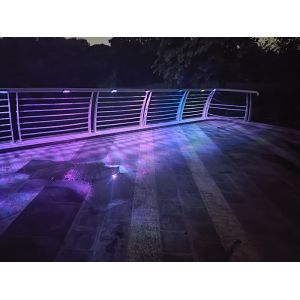 China Long Standby Time Solar LED Step Lights Waterproof Outdoor Solar Fence Light on sale