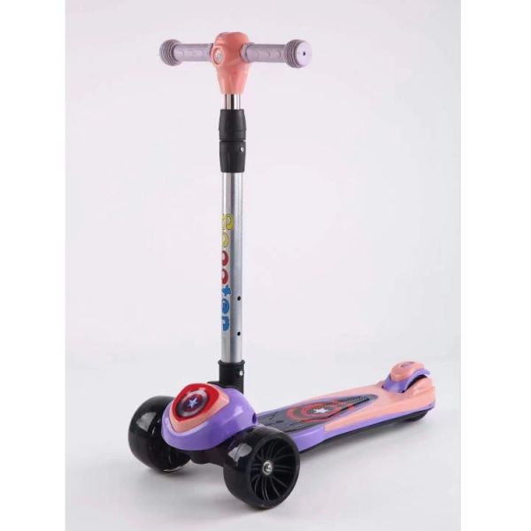 Carton Size 71*51*62 Three Wheel Kick Scooter for Kids Quick Folding Design Direct