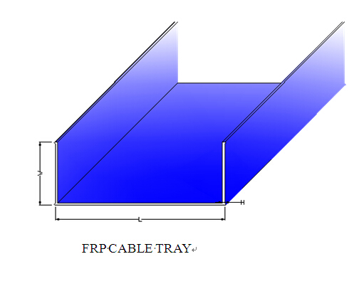 Structural Pultruded Fiberglass FRP Cable Tray Composites Material