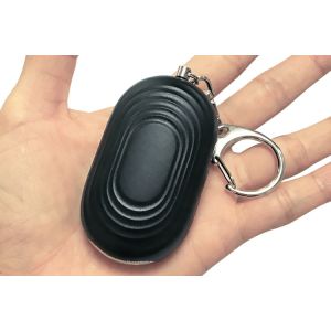 1 Year Warranty Personal Security Alarms Keyrings With LED Flashlight