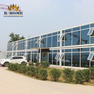 Temporary Sandwich Panel Container House Galvanized Steel Structure