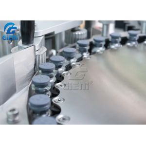 PLC Control Small Vaccines Bottle Labeling Machine 4.2m Length