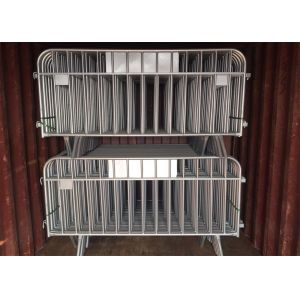 Galvanized Temporary Fence Crowd Control Barrier