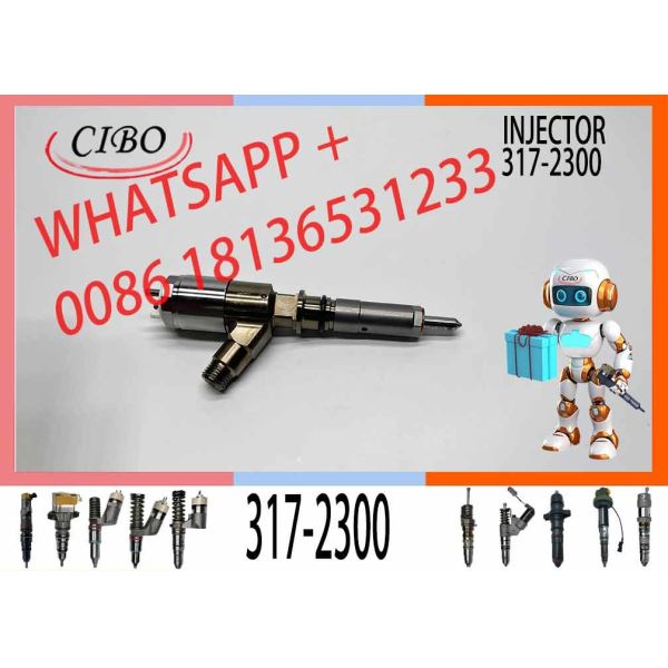 Common Rail Injector For 320D excavator C6 C6.4 diesel 326-4700 3264700 fuel injector 317-2300