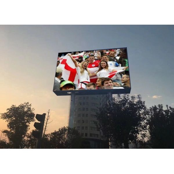 Buy Fixed Install P8mm 6500nit Street Pole Advertising Boards at wholesale prices