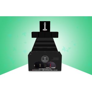 Four Shelf POS Cardboard Display Stands for Caps With CMYK Printing