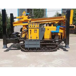 Well Air Compressor 180m Pneumatic Crawler Drill Machine
