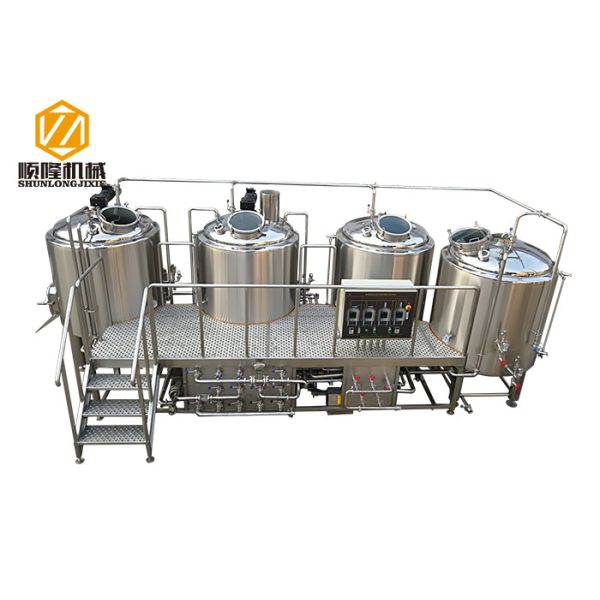 Buy SS304 Beer brewing kit  beer fermentation equipment with conical fermenters at wholesale prices