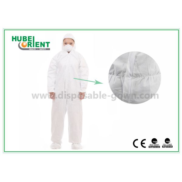 Buy Waterproof Nonwoven SMS MP Disposable Coverall Suit at wholesale prices
