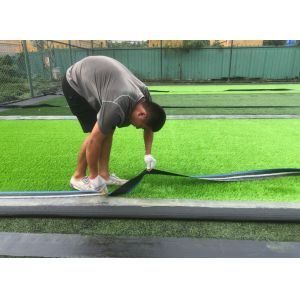 50mm Stem Shape Artificial Football Pitches With Disease Resistance