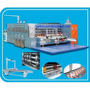 1 ~ 5 Colors Printing Die Cutting Machine For Cardboard / Flexo Printer Slotter