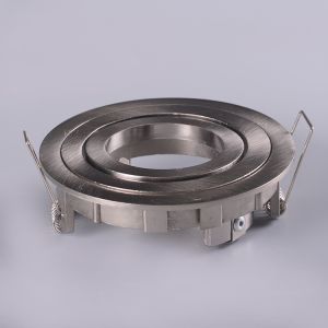 7w Round Recessed Downlights AC 220-240V White / Satin Nicke